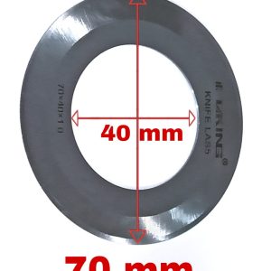 TK-70*40*1.0 LEATHER STRAP CUTTING ROUND KNIFE