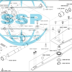 669 P6 CAM BREACKET BIG PIN 9041 100015
