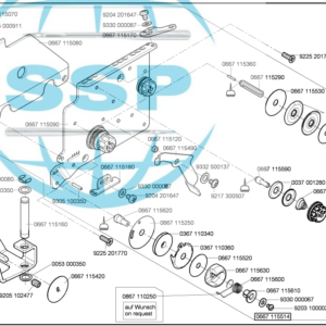 669 P16 TENSION DISC SET 0467 110220